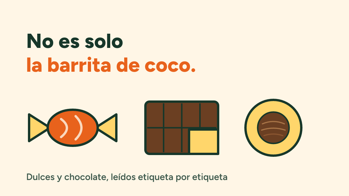 Dulces, chocolate y alergia al coco: lo que declaran las etiquetas, con una guía para Halloween