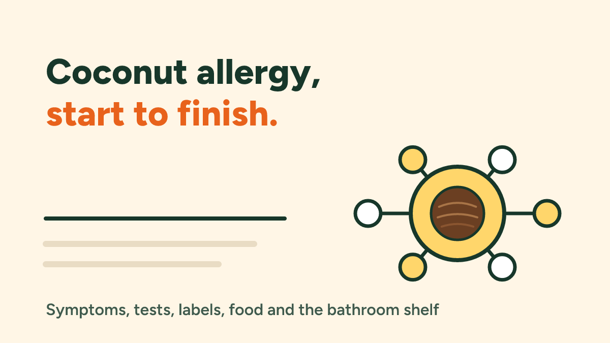 Coconut allergy: the complete guide to symptoms, testing and what to avoid