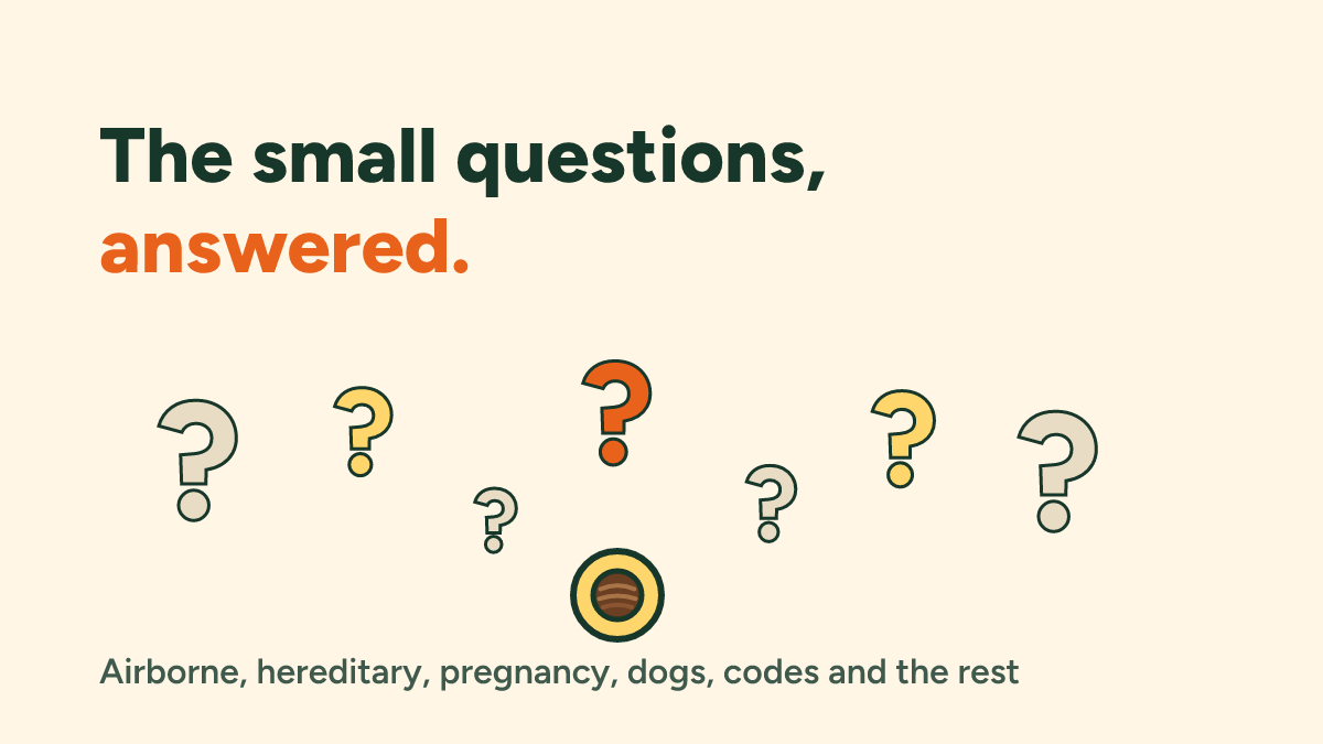 Coconut allergy FAQ: airborne, hereditary, pregnancy, dogs, the ICD-10 code and other small questions