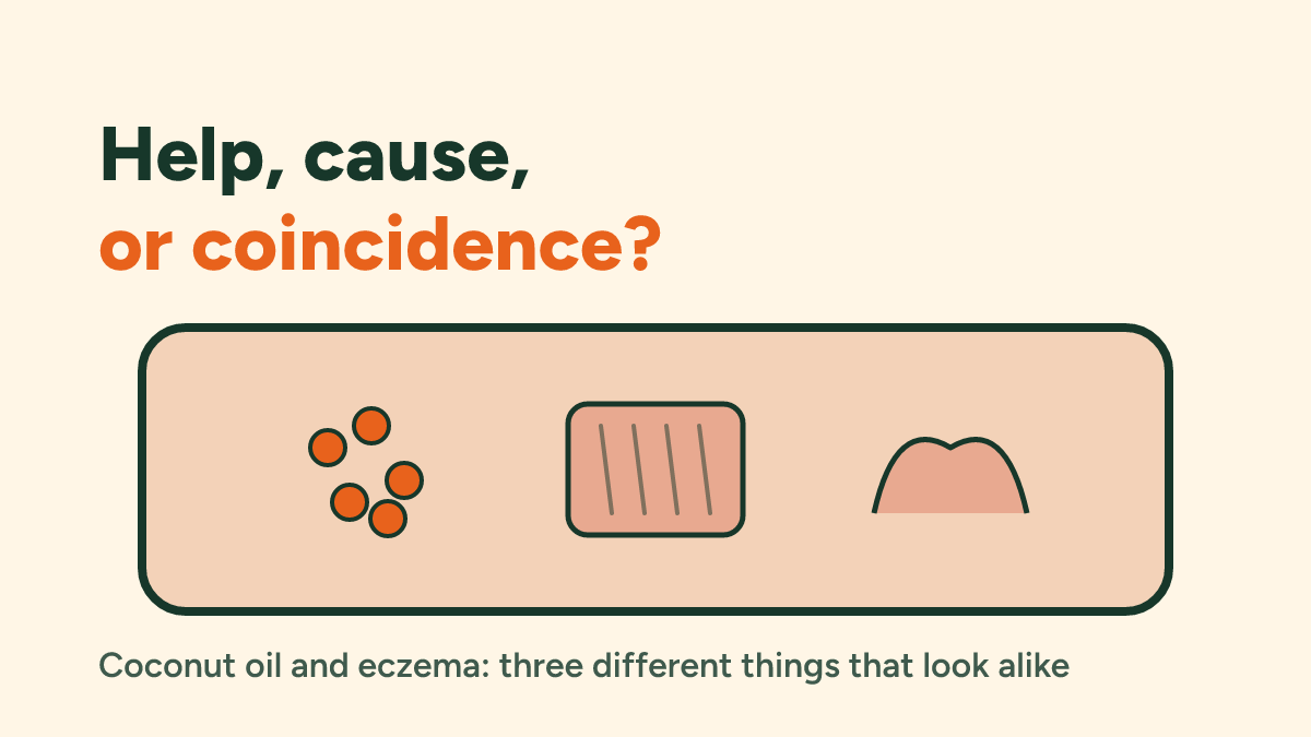 Coconut and eczema: when coconut oil helps, when it is the cause, and how to tell