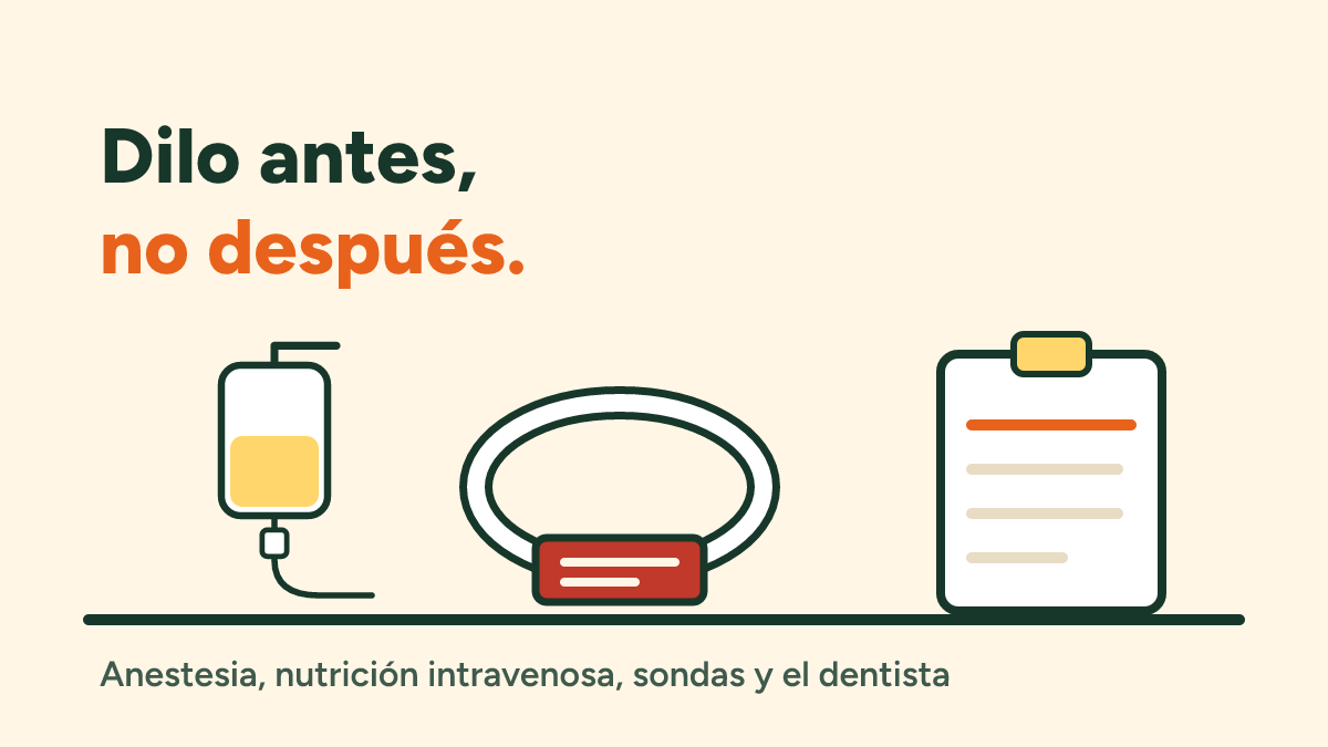 Alergia al coco en el hospital: anestesia, nutrición intravenosa, sondas y el dentista