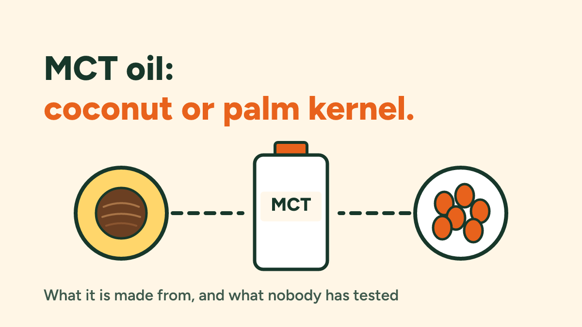 MCT oil and coconut allergy: what it is made from, and what nobody has tested