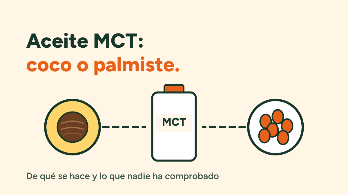 Aceite MCT y alergia al coco: de qué se hace y lo que nadie ha comprobado