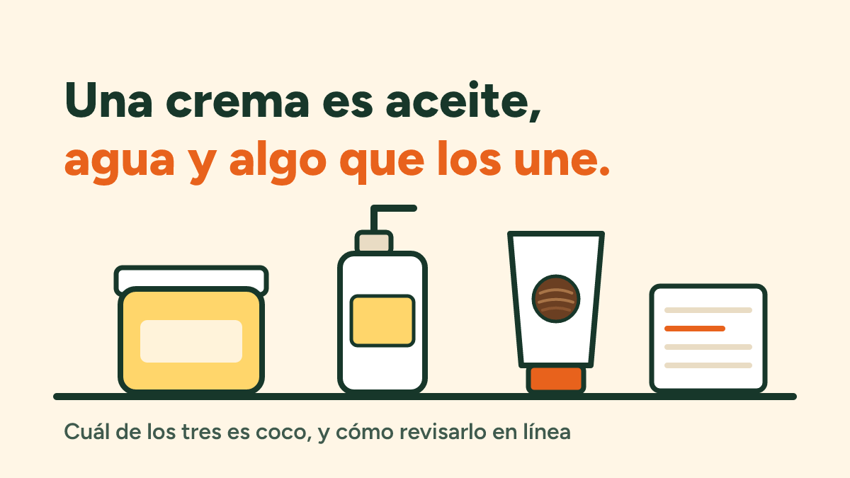 Cuidado de la piel sin coco: cremas, limpiadores, sérums y mascarillas