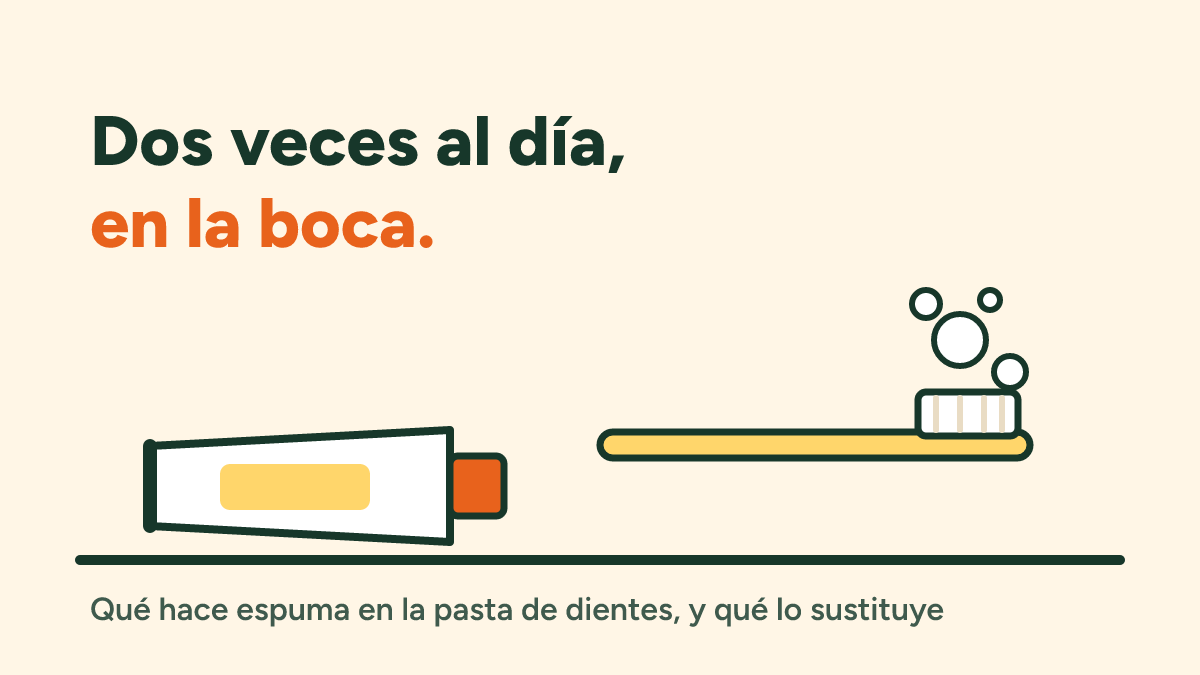 Pasta de dientes, enjuague bucal y bálsamo labial con alergia al coco