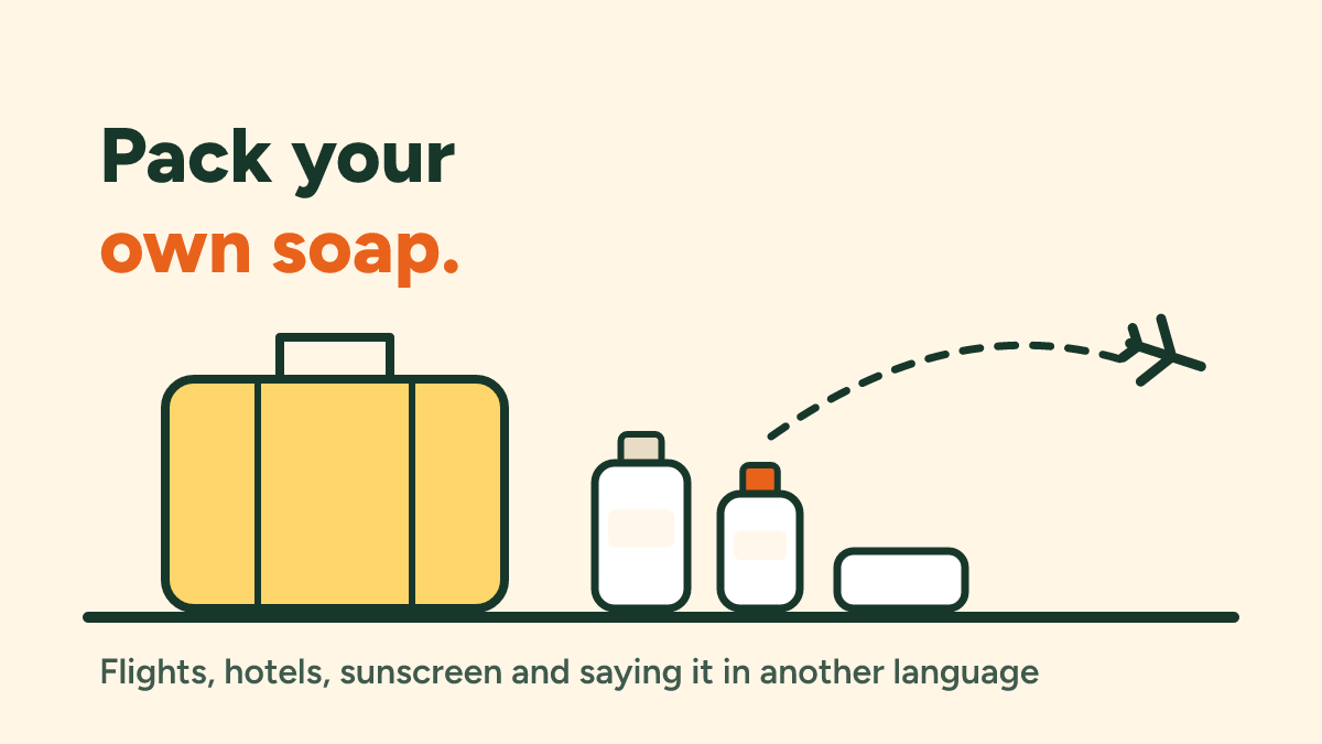 Travelling with a coconut allergy: flights, hotels, sunscreen and saying it in another language