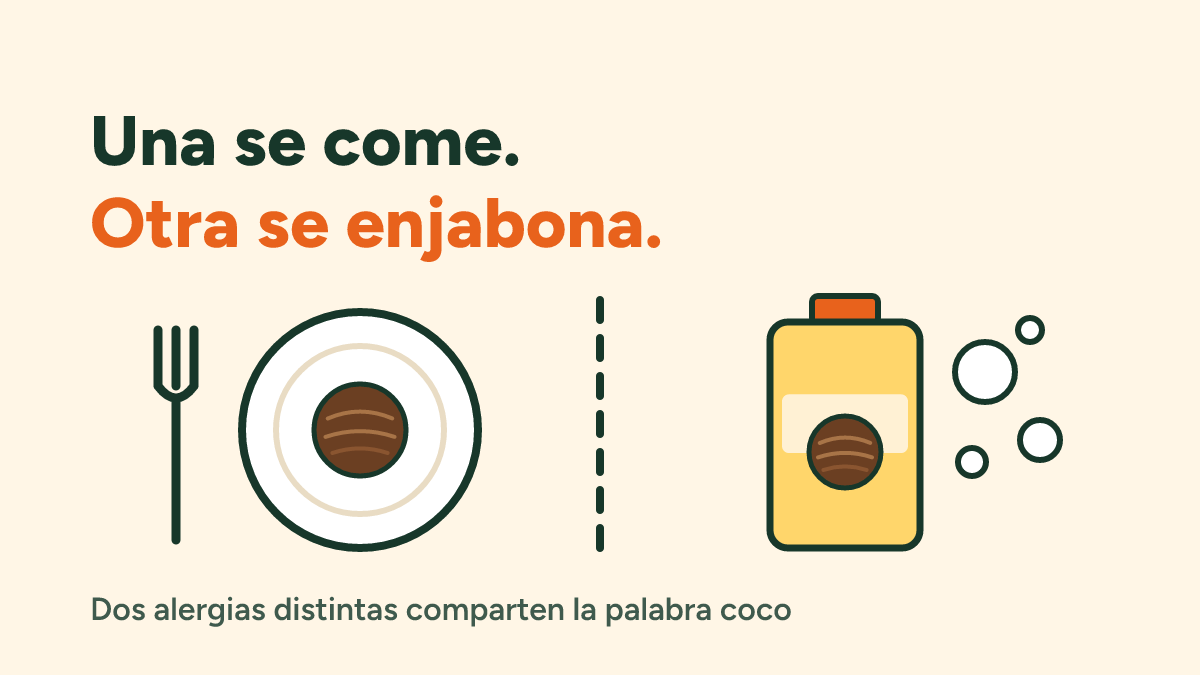 ¿Alergia al coco o alergia a la cocamidopropil betaína? Los dos tipos, explicados