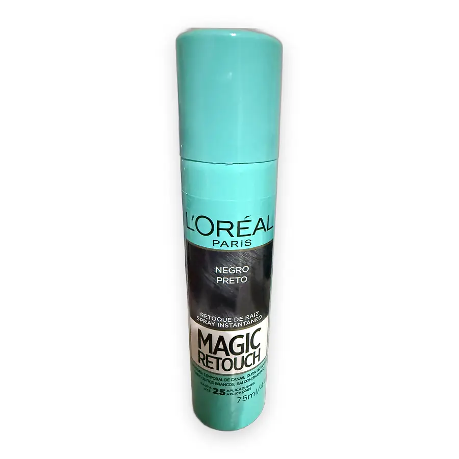 L’Oréal Paris Magic Retouch root touch-up spray, Negro (75 ml)